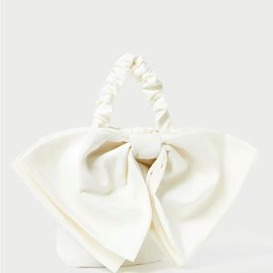 Sierra Cream Mini Bow Clutch - Loeffler Randall - used once!